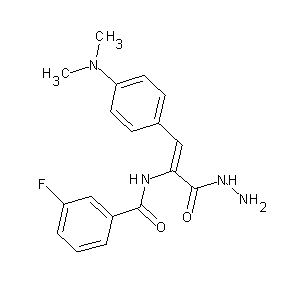 ST000935 N-{1-???(1Z)-2-[4-(dimethylamino)phenyl]vinyl}(3-fluorophenyl)carboxamide