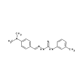 ST000964 ({(1E)-2-[4-(dimethylamino)phenyl]-1-azavinyl}amino)[(3-methylphenyl)amino]met hane-1-thione
