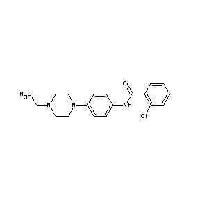 ST001044 (2-chlorophenyl)-N-[4-(4-ethylpiperazinyl)phenyl]carboxamide