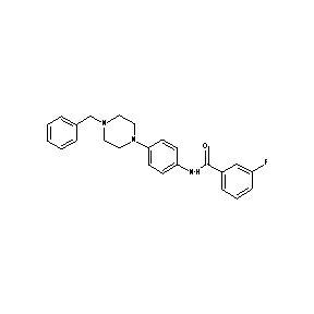 ST001048 (3-fluorophenyl)-N-{4-[4-benzylpiperazinyl]phenyl}carboxamide