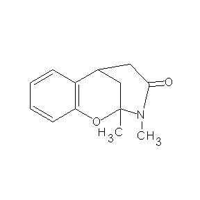 ST001080 9,10-dimethyl-8-oxa-10-azatricyclo[7.3.1.0]trideca-2(7),3,5-trien-11-one