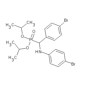 ST001357 bis(methylethoxy){(4-bromophenyl)[(4-bromophenyl)amino]methyl}phosphino-1-one