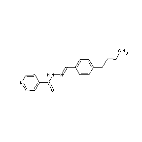ST001438 N-[(1E)-2-(4-butylphenyl)-1-azavinyl]-4-pyridylcarboxamide