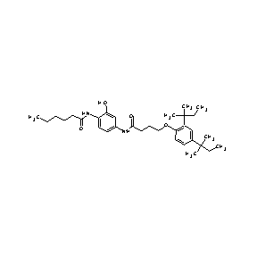 ST001447 N-(4-{4-[2,4-bis(1,1-dimethylpropyl)phenoxy]butanoylamino}-2-hydroxyphenyl)hex anamide