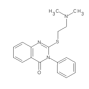 ST001689 2-[2-(dimethylamino)ethylthio]-3-phenyl-3-hydroquinazolin-4-one