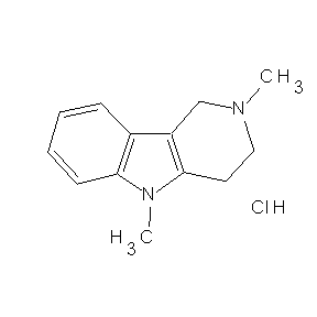 ST001809 2,5-dimethyl-1,2,3,4-tetrahydropyridino[4,3-b]indole, chloride