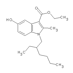 ST001827 ethyl 1-(2-ethylhexyl)-5-hydroxy-2-methylindole-3-carboxylate