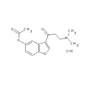 ST001883 3-[3-(dimethylamino)propanoyl]benzo[b]furan-5-yl acetate, chloride
