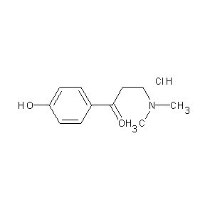 ST001886 3-(dimethylamino)-1-(4-hydroxyphenyl)propan-1-one, chloride