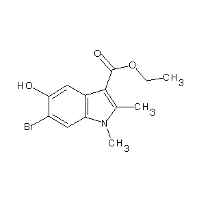 ST001945 ethyl 6-bromo-5-hydroxy-1,2-dimethylindole-3-carboxylate