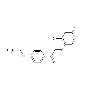 ST002036 (2E)-3-(2,4-dichlorophenyl)-1-(4-ethoxyphenyl)prop-2-en-1-one