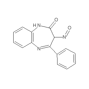 ST002082 3-nitroso-4-phenyl-1H,3H-benzo[b]1,4-diazepin-2-one