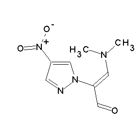 ST002204 (2Z)-3-(dimethylamino)-2-(4-nitropyrazolyl)prop-2-enal
