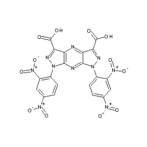 ST002212 1,7-bis(2,4-dinitrophenyl)pyrazolo[5,4-b]pyrazolo[4,5-e]pyrazine-3,5-dicarboxy lic acid