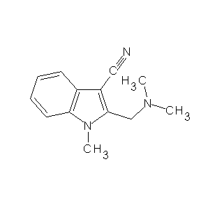 ST002234 2-[(dimethylamino)methyl]-1-methylindole-3-carbonitrile