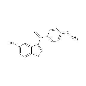 ST002291 5-hydroxybenzo[b]furan-3-yl 4-methoxyphenyl ketone