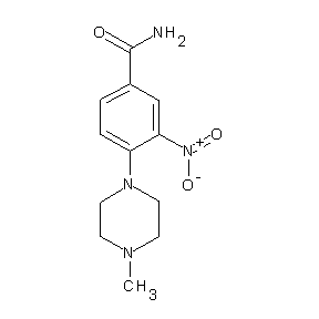 ST002329 4-(4-methylpiperazinyl)-3-nitrobenzamide