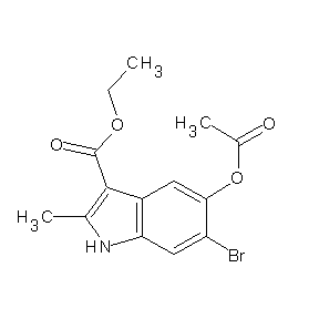ST002376 6-bromo-3-(ethoxycarbonyl)-2-methylindol-5-yl acetate