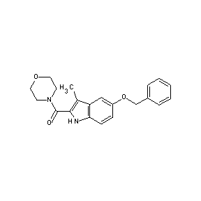 ST002382 3-methyl-5-(phenylmethoxy)indol-2-yl morpholin-4-yl ketone