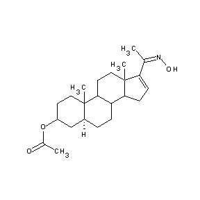 ST002797 (7S)-14-((hydroxyimino)ethyl)-2,15-dimethyltetracyclo[8.7.0.0.0]he ptadec-13-en-5-yl acetate
