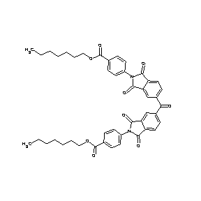 ST002976 heptyl 4-[5-({2-[4-(heptyloxycarbonyl)phenyl]-1,3-dioxobenzo[c]azolidin-5-yl}c arbonyl)-1,3-dioxobenzo[c]azolidin-2-yl]benzoate
