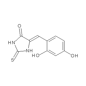 ST003272 5-[(2,4-dihydroxyphenyl)methylene]-2-thioxo-1,3-diazolidin-4-one