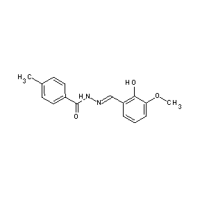 ST003437 N-[(1E)-2-(2-hydroxy-3-methoxyphenyl)-1-azavinyl](4-methylphenyl)carboxamide