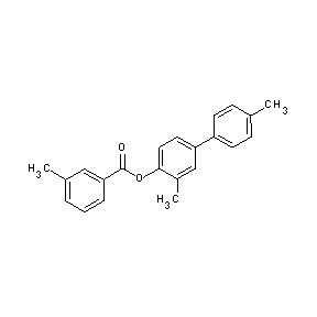 ST003733 2-methyl-4-(4-methylphenyl)phenyl 3-methylbenzoate