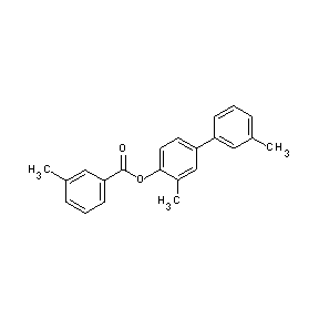ST003739 2-methyl-4-(3-methylphenyl)phenyl 3-methylbenzoate
