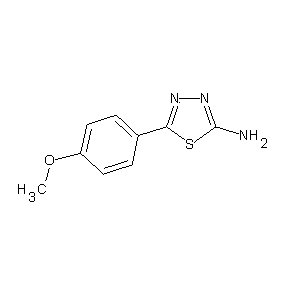 ST003924 5-(4-methoxyphenyl)-1,3,4-thiadiazole-2-ylamine