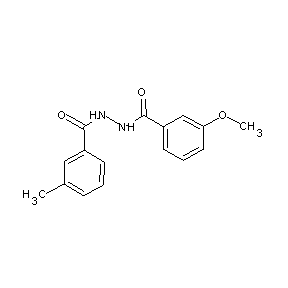 ST004377 (3-methoxyphenyl)-N-[(3-methylphenyl)carbonylamino]carboxamide