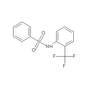 ST004384 (phenylsulfonyl)[2-(trifluoromethyl)phenyl]amine