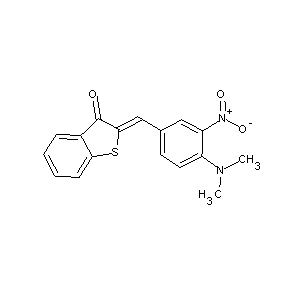 ST004489 2-{[4-(dimethylamino)-3-nitrophenyl]methylene}benzo[b]thiophen-3-one