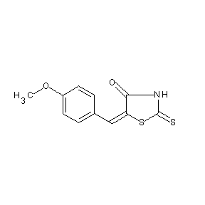 ST005127 5-[(4-methoxyphenyl)methylene]-2-thioxo-1,3-thiazolidin-4-one