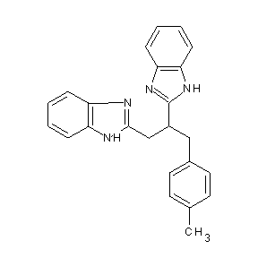 ST005140 2-{2-benzimidazol-2-yl-1-[(4-methylphenyl)methyl]ethyl}benzimidazole