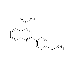 ST005239 2-(4-ethylphenyl)quinoline-4-carboxylic acid