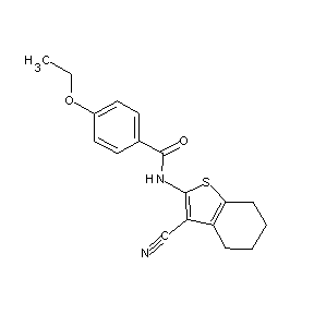 ST005434 N-(3-cyano(4,5,6,7-tetrahydrobenzo[b]thiophen-2-yl))(4-ethoxyphenyl)carboxamid e