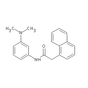 ST006167 N-[3-(dimethylamino)phenyl]-2-naphthylacetamide