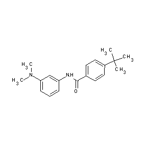 ST006197 N-[3-(dimethylamino)phenyl][4-(tert-butyl)phenyl]carboxamide