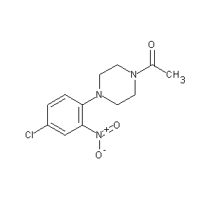 ST006537 1-acetyl-4-(4-chloro-2-nitrophenyl)piperazine