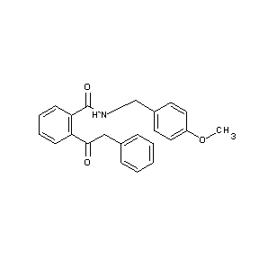 ST007455 N-[(4-methoxyphenyl)methyl][2-(2-phenylacetyl)phenyl]carboxamide