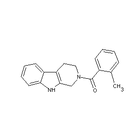 ST007707 2-methylphenyl 1,2,3,4-tetrahydrobeta-carbolin-2-yl ketone