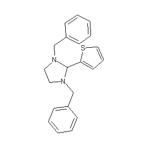 ST007852 2-[1,3-bisbenzylimidazolidin-2-yl]thiophene