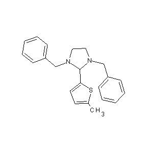 ST008277 2-[1,3-bisbenzylimidazolidin-2-yl]-5-methylthiophene