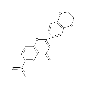 ST008331 2-(2H,3H-benzo[e]1,4-dioxin-6-yl)-6-nitrochromen-4-one