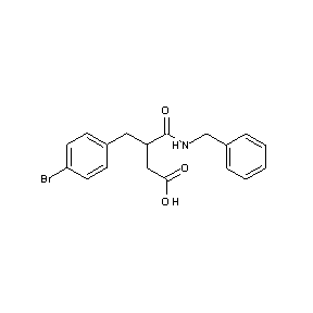 ST008378 4-(4-bromophenyl)-3-[N-benzylcarbamoyl]butanoic acid