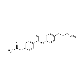 ST008529 4-[N-(4-butylphenyl)carbamoyl]phenyl acetate