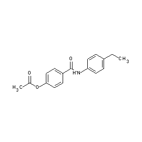 ST008554 4-[N-(4-ethylphenyl)carbamoyl]phenyl acetate