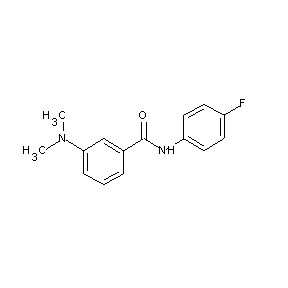 ST008757 [3-(dimethylamino)phenyl]-N-(4-fluorophenyl)carboxamide