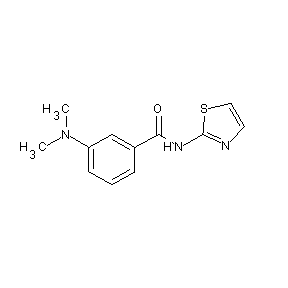 ST008778 [3-(dimethylamino)phenyl]-N-(1,3-thiazol-2-yl)carboxamide